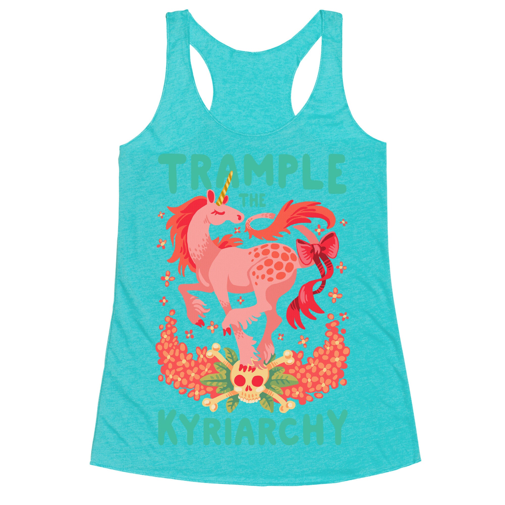Trample the Kyriarchy Racerback Tank